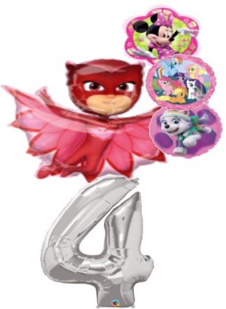 charcter supershape Large Number foil Balloon