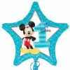 Mickey 1st Birthday star 18" Foil Balloon