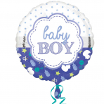 Baby Boy 18" foil balloon