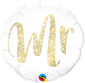 Mr. Glitter Gold round standard