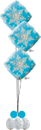 Blue Sparkle Foil Balloon Bouquet