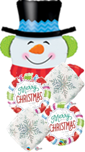 Christmas Candy Snowman Bouquet