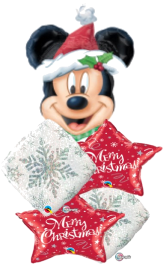 Mickey Mouse Christmas Balloon Bouquet
