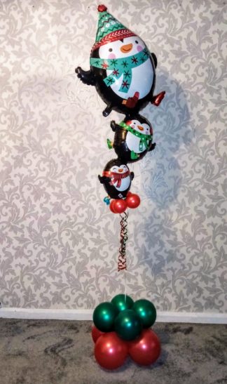 Penguin Stacker Foil Balloon