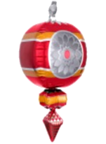 Red Ornament Foil Balloon