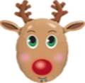 Rudolph Foil Balloon