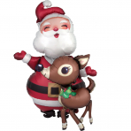 Santa & Rudolph Air Walker