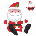 Sitting Santa Claus foil Balloon