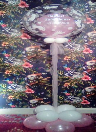 Personalised Baby shower / Christening Deco Bubble