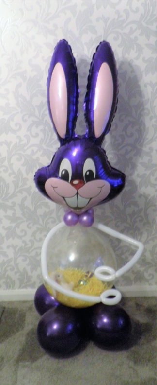 Personalised Easter Bunny stuffing balloon