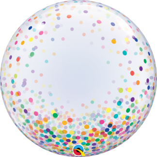 Colourful Confetti Deco Bubble