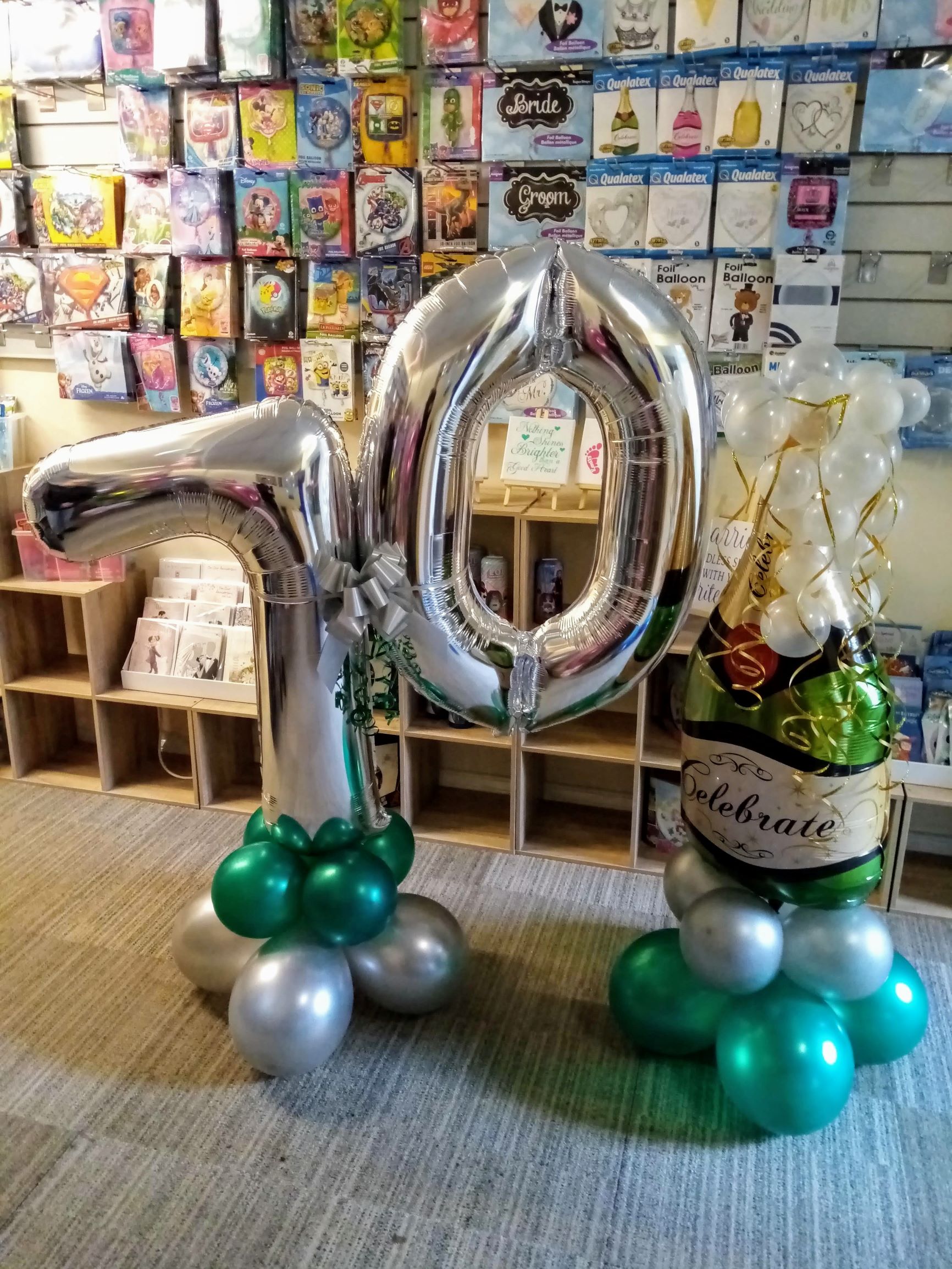 Celebrate Bottle - SP Balloon Bouquet