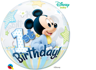 Mickey Mouse 1st Birthday Bubble
