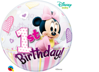 Minnie Mouse 1st Birthday Bubble