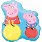Peppa pig and George