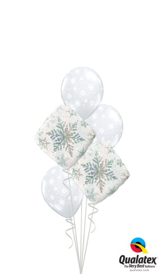 White Winter Snowflakes