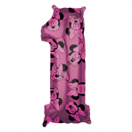 Minnie Mouse Large Foil Numbers 1- 6 and 9