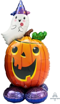 56" Airloonz Pumpkin and Ghost