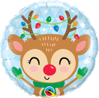 Reindeer & Coloured Lights