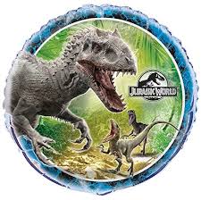 Jurassic World Dinosaur Round 18" foil