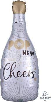 36" Bubbly Cheers New year Bottle