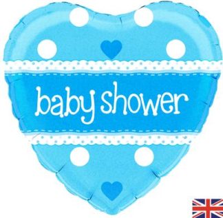 Baby shower Blue Heart