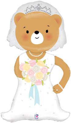 43" Linky Bride Bear