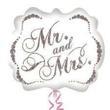 Mr and Mrs supershape foil