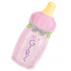 It's a Girl Baby Bottle Pink