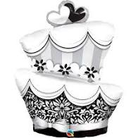41" Wedding Cake Shape foil