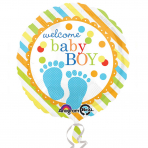 Welcome Baby Boy Feet