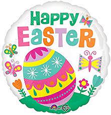 18" Happy Easter Egg foil