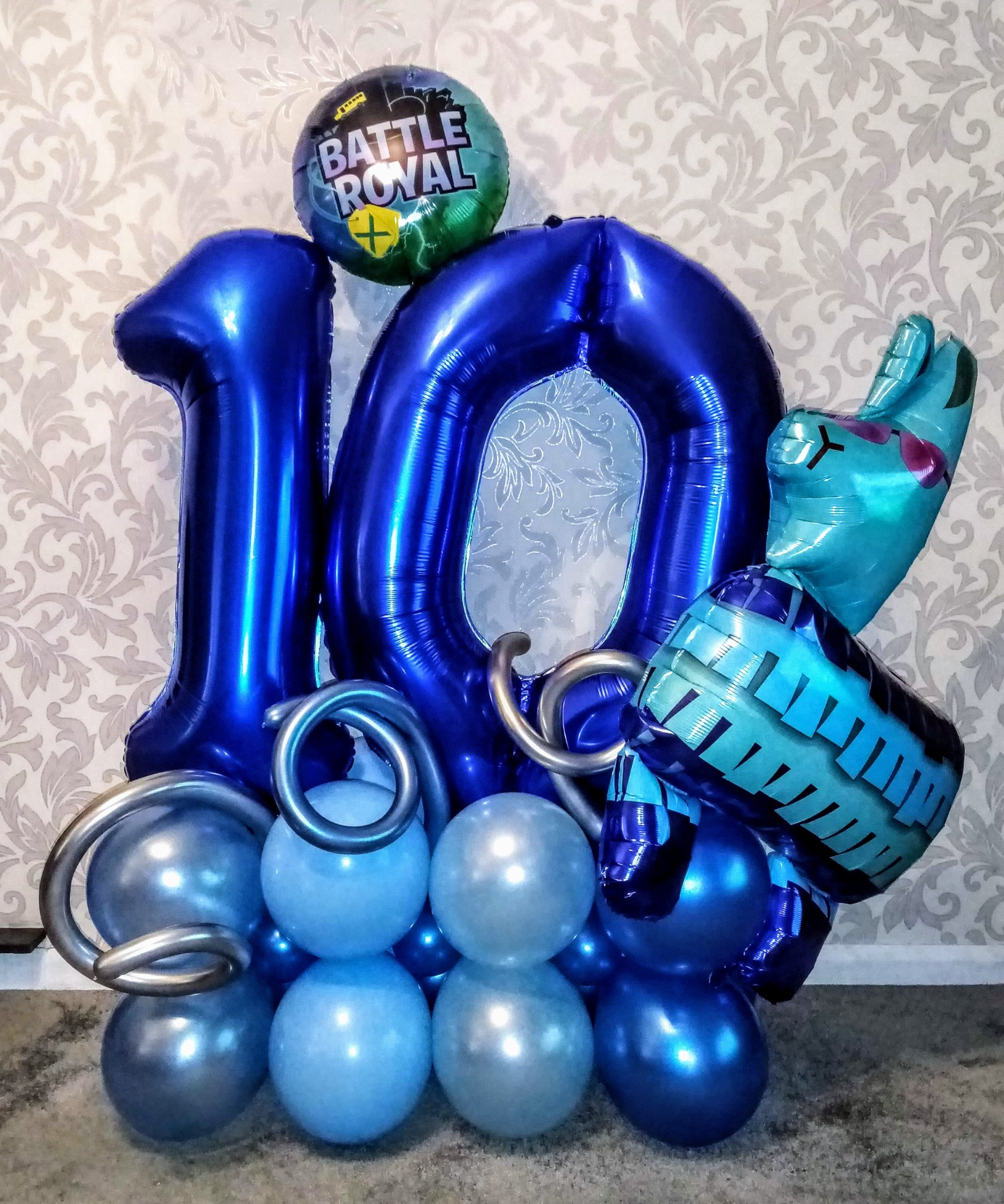 Double numbers with any Character - SP Balloon Bouquet