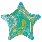 Marblez Blue Green Star