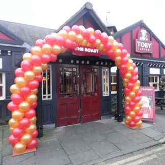 Twisted Latex Balloon Arch