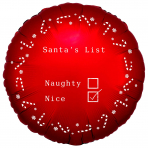 18" Naughty & Nice Foil